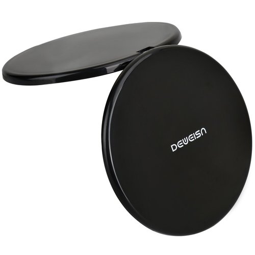 deweisn Magnifying Compact Cosmetic Mirror Elegant Pocket Handheld Makeup Mirror with Powerful 10x Magnification and 1x True View Mirror for Travel or Your Purse
