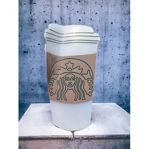 Generic Coffee Cup Hair Claw Clip, Brown