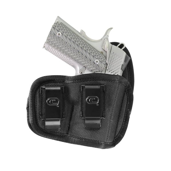 Crossfire The Cyclone Low Profile IWB/OWB Handgun Holster for Men & Women - Compact Durable Inside/Outside The Waistband Conceal Carry Pistol Holster - Right Hand, 3" - 3.5" Compact