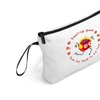 KONSOM Cosmetic Bag with Mirror, Travel, Bathroom, Outdoor, Red, Canvas, Eco-friendly, Cosmetic Case