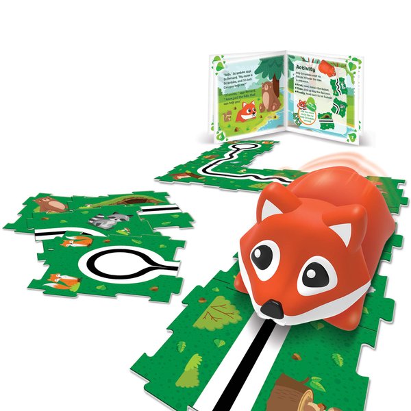 Learning Resources Coding Critters Go Pets Scrambles the Fox, Screen-Free Early Coding Toy For Kids, Interactive STEM Coding Pet, 14 Pieces, Ages 4+