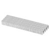 uxcell 18 Gauge Narrow Crown Staples 1/4" x3/8", 1000Pcs Galvanized Steel for Pneumatic, Electric Stapler, White