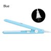 Mini Hair Straightener Ceramic Tourmaline Plate Flat Iron Curler Small Lightweight Portable Hair Styling Straightening Plate Curling Iron with Quick & Easy Heating for Women Girls(Sky Blue)