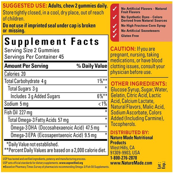 Nm Adult Gummies Fish Oil Size 90ct Pv Adult Gummies Fish Oil 90ct