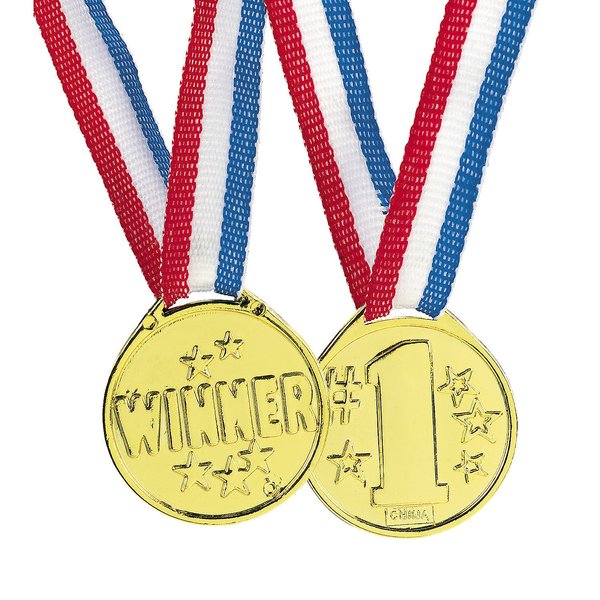 Winner award medals - 72 pc bulk wholesale lot
