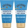 Gold Bond Therapeutic Foot Cream, 4 oz. (Pack of 2), With Jojoba & Peppermint Oil, Foot Moisturizer