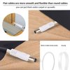 2 Pack DC Power Extension Cable 20ft 2.1mm x 5.5mm Compatible with 12V DC Adapter Cord for CCTV IP Camera, LED, Car, White