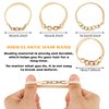 Mabor 4Pcs Gold Hair Tie Bracelet Thin Elastic Cute Hair Ties for Braids Ponytail Decorative Fancy Hair Ties Elastic Bracelet Hair Ties for Women Girls Hairstyles Accessories