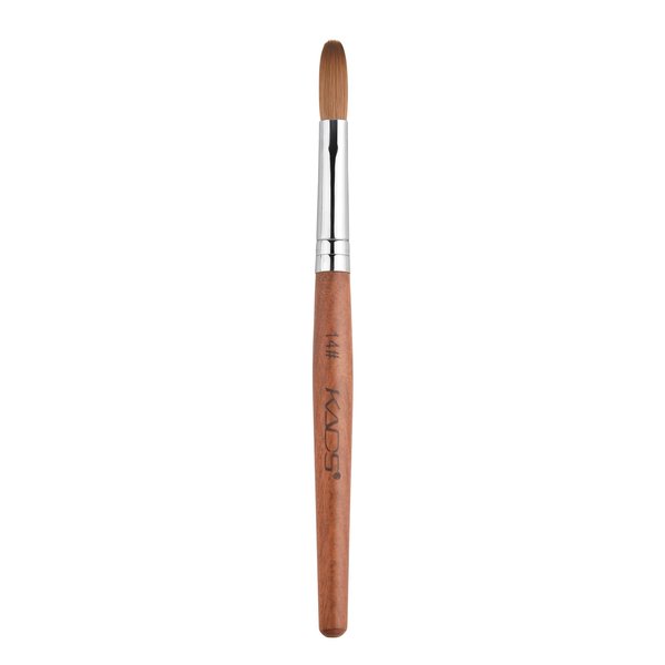 Rolabling Nail Brush Kolinsky Sable Acrylic Nail Art Brush Professional Red Wooden Nail Brush (14)