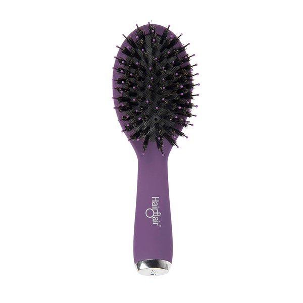 Hairflair Style & Shine Styling Brush • Small Oval • No Breakage, All Hair Types • Travel Friendly