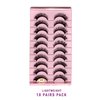10Pairs 3D Faux Mink False Eyelashes Natural Messy Crisscross Eyelash Wispy Fluffy Fake eyelashes Extension Eye Makeup faux cils (55)