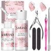 Saviland Cuticle Remover and Cuticle Oil Kit – Nail Care Kit with Cuticle Remover Liquid & Cuticle Oil Cuticle Trimmer for Cuticle Softener & Moisturize Manicure Kit for Nail Salon Home Use