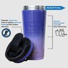 Ice Shaker 26 Oz Stainless Steel Shaker Bottle, Lilac Dreaming - Insulated Gym Water Bottle with Patented Agitator, Reusable for Workouts, Smoothies, Sports