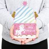 Big Dot of Happiness Rainbow Unicorn - Treat Box Party Favors - Magical Unicorn Baby Shower or Birthday Party Goodie Gable Boxes - Set of 12