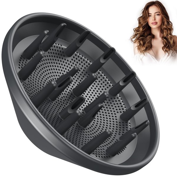 Hair Diffuser, Diffuser Attachment for VACASSO Hair Dryer, Magnetic Design, Hair Diffuser for Natural Curly and Wavy Hair