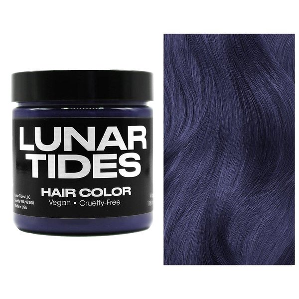 Lunar Tides Semi-Permanent Hair Color (43 colors) (Smokey Navy, 4 fl. oz.)