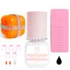 JoMay Eyelash Extension Glue Extra Strong 0.3 Sec Dry Retention – 10-12 Weeks Waterproof Anti-Oil Almost Non-irritating Black Lash Glue Only Professional Use Never for DIY/Cluster Lashes (5ML,Black)