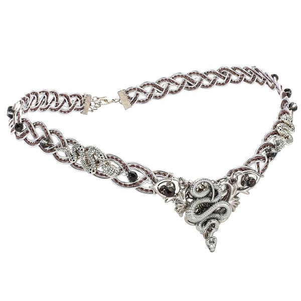 COTEEZA Celtic Viking Fairy Crown - Medieval Retro Elf Classic Crown Braided Viking Tiara Fairy Circlet Silver Snake Vintage Fashion Headband Cosplay Halloween Elf Headpiece for Men and Women