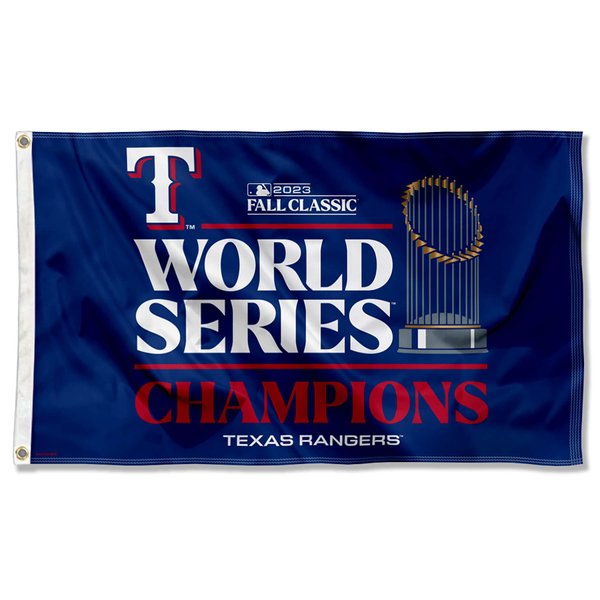 Texas Rangers World 2023 Champions 3x5 Flag
