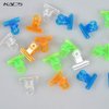 KADS Nail Extension Clips 5pcs C Curve Pinching Clips Multi-functional Clamp 4 Colors Acrylic Nails Pinchers Professional Nail Extension Tool (Clear)