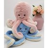 My Super Star Octopus Stuffed Animals, Octopus Plush Toys for Kids Girls Boys Friends Family Birthday Xmas Gift Present Sea Critters (Blue, Medium (15.7''))