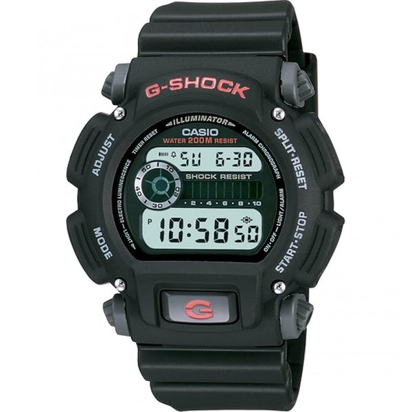 Casio Men's G-Shock DW9052-1V Shock Resistant Black Resin Sport Watch