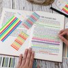 2300 Pcs Highlighter Strips Tabs Transparent Highlighter Tape Reusable Long Highlighting Sticky Tabs Page Markers Index Tabs for Books Office Supplies