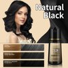 Black Hair Dye Shampoo for Gray Hair, Magic Black Hair Dye In Minutes, Natural & Long-Lasting Hair Color, Champu Para Canas, 3 In 1 Hair Color Shampoo for Men Women(Black)