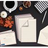 Better Office Products Vintage Airmail Mini Stationery Set, 100 Piece Set (50 Lined Sheets + 50 Matching Envelopes), 5.5 x 8.25 inch, Design, Double Sided Printing, Double Side Lined Paper,