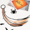 KCHIES Girls Halloween Pony Ribbon Hair Streamer Ponytail Holder Elastic Hair Ties Braids Hair Extensions Hair Bands Cosplay Party Dress Costume Decor Accessories for Women