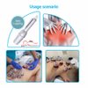 Lancing Device of Three Needles for Safety Sterile Acupuncture and Cupping with Two Box 100pcs 23G Lancet