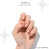 Adora Couture Semi Cured Gel Nail Strips | 20pcs Glossy Holographic Silver Stick-on Gel Nail Sticker | Glaze Nail Strips | Gel Nail Stickers with UV Light Required (Holo Sweet Pea)