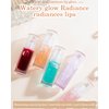 3Pcs Hydrating Lip Glow Oil, Moisturizing Lip Oil Gloss Transparent Toot Lip Oil, Non-sticky Plumping Lip Oil Tinted Clear Lip Gloss, Nourishing Repairing Reducing Lip Lines Lip Product for Girl-Set A