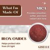 Giselle Cosmetics Red Hawaii Matte Blush Makeup Mineral Makeup Pure Talc Free Minerals Matte Loose Face Makeup Powder Blush for Cheeks 5 Gram Travel Size Blush