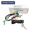 HeuroFosh 703 82510 43 00 Remote Control Box Ignition Switch Key Assy for Yamaha 2 & 4 Stroke 6-300 HP Outboard Motors 703 82510 42 00