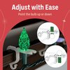 Holiday Joy Christmas Light Clips - Pack of 200 Clear, All-Purpose Gutter Hooks for Outdoor String Lights and Decorations﻿