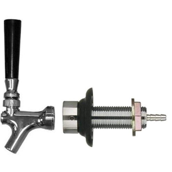 Bev Rite CPCCM201 Draft Beer Faucet and Shank Kit, Qty 1, Chrome