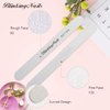 15Pcs Professional Nail File 80/100 Grit Nail File Block with Double Sides Disposable Nail Files and Buffers Sanding File Set Nail Buffer Block for Acrylic Nails for Nail Art DIY or Nail Salon