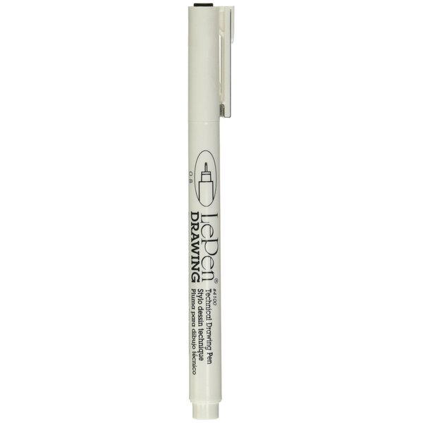 Le Pen Technical Drawing Open Stock-.8mm Black
