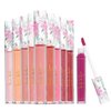 Nicole Miller Lip Gloss Collection, 10 Count (Pack of 1), Flowery Pink