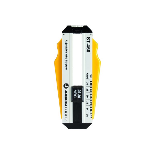 Jonard Tools ST-450 Adjustable Precision Wire Stripper, 26-36 AWG
