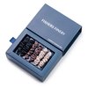 Fishers Finery 25 Momme Pure Mulberry Silk Skinny Scrunchies | Hair Tie Set for Thin Hair (Champagne|Brown|Black- 6 Pk)