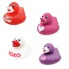 The Dreidel Company Valentine's Day Rubber Duck Toy Duckies for Kids, Four Solid Colors with Salutations, Bath Birthday Gifts Baby Showers Classroom Summer Beach and Pool Activity, 2" (12-Pack)