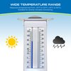 Sper Scientific Analog & Digital Min/Max Thermometer 800122 - Accurate Temperature Tracking, Weather-Resistant Design, Dual Display for Indoor & Outdoor Use, Ideal for Greenhouses, Labs & More - 2 pc