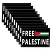10 Pack Free Palestine Gaza Flag Arabic Freedom for Palestinians Stand with Israel Flag Support Israel Stickers Laptop Bumper Decal Window Waterproof Car Stickers