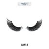 Laflare 3D MINK ANGEL Eyelashes, Soft, Feather-Light, Double-Layer, Voluminous, Glamorous, Fluffy, Striking Look, Reusable Premium Quality False Mink Lashes (AM14)