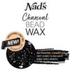 Nad's Hard Wax Beans Activated Charcoal Waxing Kit, Wax Beads Hair Removal for Women, 1 Count