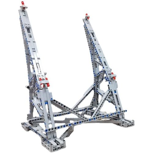 FULHOLPE Millenium Falcon Display Stand Vertical Holder Set, DIY Display Bracket Building Blocks Kit for 75192