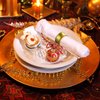 Hotop 8 Pcs Napkin Rings Set Metal Napkin Holder Rings Rhinestone Delicate Napkin Buckle for Christmas Wedding, Dinner, Parties, Receptions, Family Gathering Table Setting (Gold)