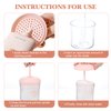 DOITOOL 2 Pieces Face Wash Foam Maker, Face Wash Foamer, Foam Maker, Marshmallow Whip Maker Skin Care, Facial Foam Cup Whip Bubble Maker for Travel Household (Pink, White)